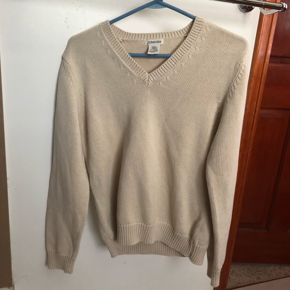 Cream/yellow sweater